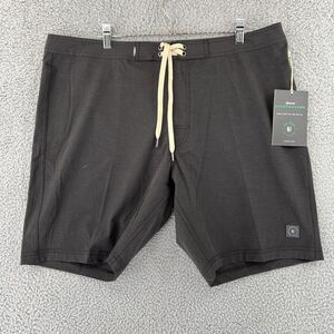 Linksoul Mens Black Chino Stretch‎ Button Zip Classic Boardwalker Shorts 36 NWT
